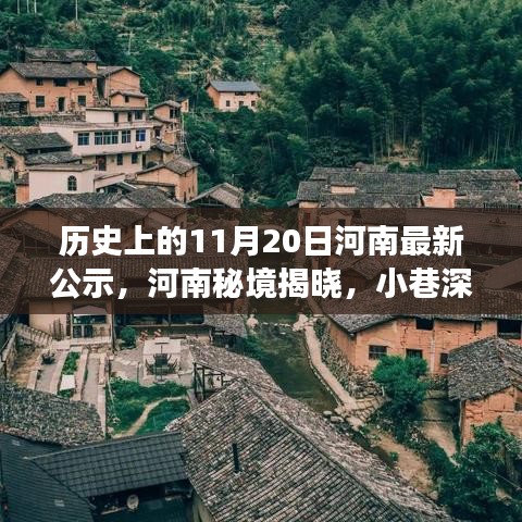 河南歷史揭秘，特色小店與美食的碰撞，最新公示帶你探尋河南秘境的小巷深處
