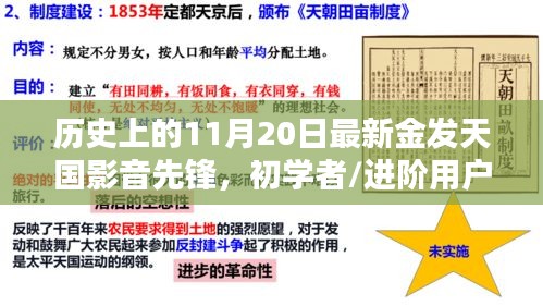 歷史上的11月20日，金發(fā)天國影音先鋒使用指南及初學(xué)者進(jìn)階教程