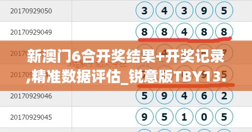 新澳門(mén)6合開(kāi)獎(jiǎng)結(jié)果+開(kāi)獎(jiǎng)記錄,精準(zhǔn)數(shù)據(jù)評(píng)估_銳意版TBY13.91