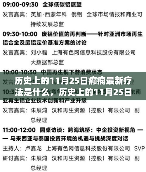 歷史上的癲癇最新療法探索之旅，11月25日的里程碑事件回顧