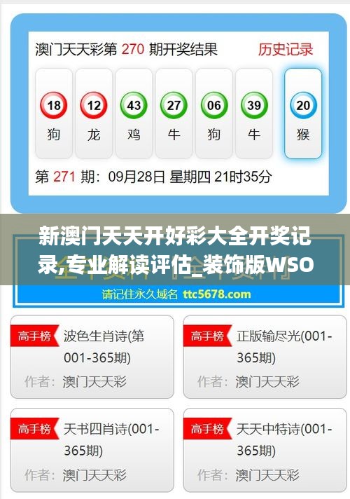 新澳門天天開好彩大全開獎(jiǎng)記錄,專業(yè)解讀評估_裝飾版WSO7.15