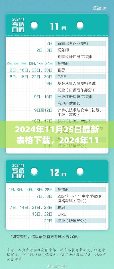 2024年11月25日里程碑時(shí)刻，最新表格下載盛大開啟
