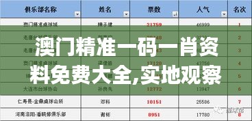 澳門精準(zhǔn)一碼一肖資料免費大全,實地觀察解釋定義_樂享版MJC13.37