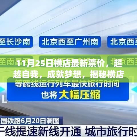 揭秘橫店新票價背后的勵志故事，超越自我，成就夢想之路