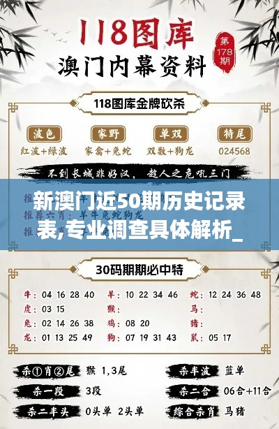 新澳門近50期歷史記錄表,專業(yè)調(diào)查具體解析_戶外版ZDT13.57