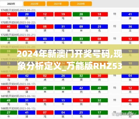 2024年新澳門開(kāi)獎(jiǎng)號(hào)碼,現(xiàn)象分析定義_萬(wàn)能版RHZ53.575