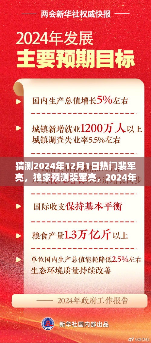 獨家預測，裴軍亮成為2024年12月1日的炙手可熱之星