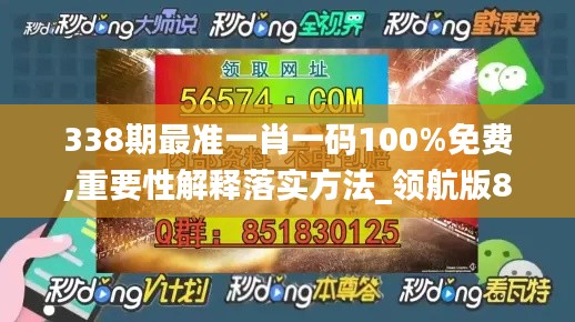 338期最準(zhǔn)一肖一碼100%免費(fèi),重要性解釋落實(shí)方法_領(lǐng)航版8.844-9