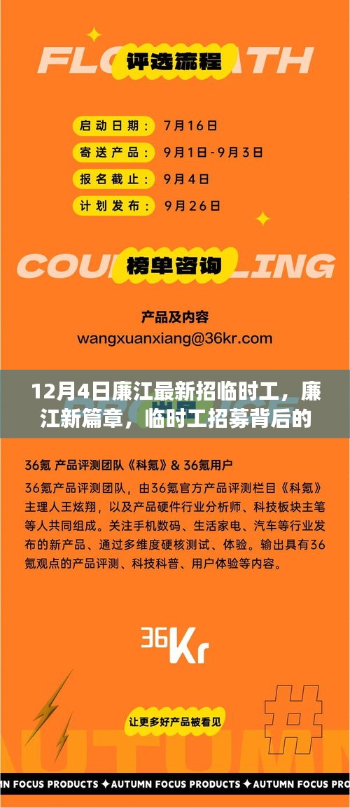 廉江新篇章，臨時(shí)工招募背后的故事與深遠(yuǎn)影響揭秘