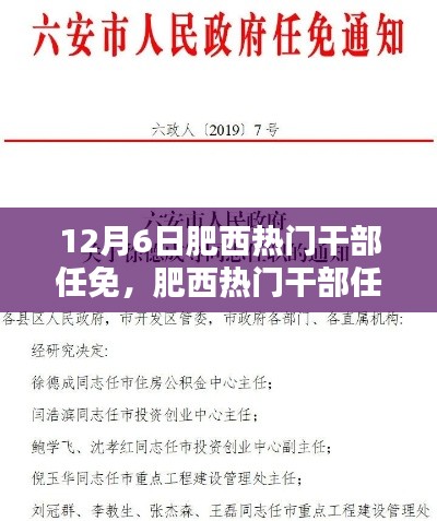 肥西熱門(mén)干部任免動(dòng)態(tài)解析，新任官員上任紀(jì)實(shí)（十二月六日）