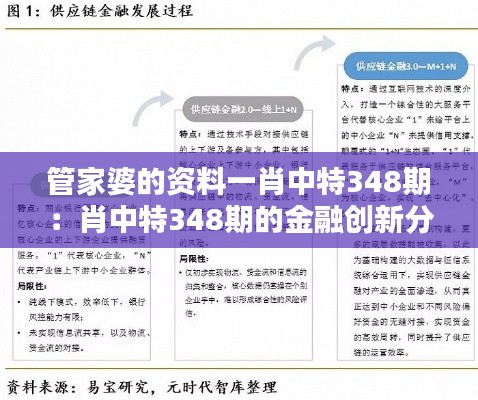 管家婆的資料一肖中特348期：肖中特348期的金融創(chuàng)新分析