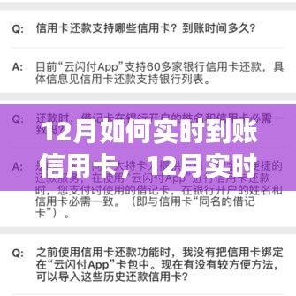 12月信用卡實(shí)時(shí)到賬指南，零基礎(chǔ)操作教程
