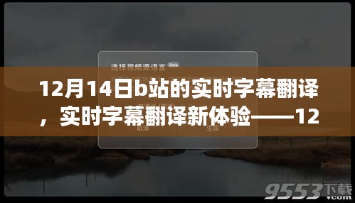 12月14日B站實(shí)時(shí)字幕翻譯新體驗(yàn)，深度評(píng)測(cè)與功能探索