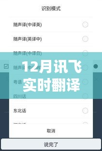 訊飛實時翻譯日文版，科技打破語言壁壘，開啟智能翻譯新紀(jì)元