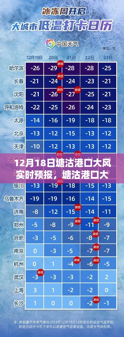 塘沽港口大風(fēng)實時預(yù)報指南，如何應(yīng)對大風(fēng)天氣及獲取最新預(yù)報信息（12月18日）