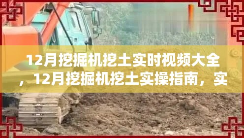 實(shí)時挖掘?qū)嵅僦改?，挖掘機(jī)挖土技能速成與教程視頻合集