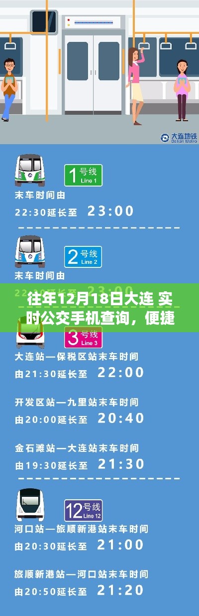 大連實(shí)時(shí)公交手機(jī)查詢系統(tǒng)的發(fā)展與優(yōu)化，便捷出行，歷年12月18日實(shí)時(shí)更新體驗(yàn)