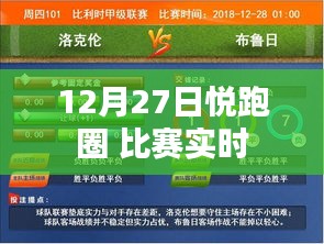 悅跑圈比賽實(shí)況直播，12月27日精彩瞬間
