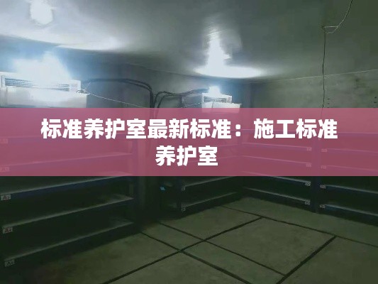 標準養(yǎng)護室最新標準：施工標準養(yǎng)護室 
