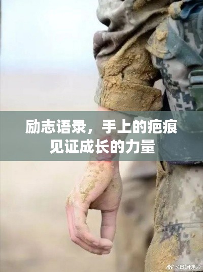 勵志語錄，手上的疤痕見證成長的力量