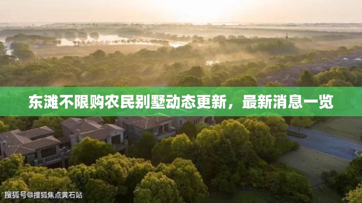 東灘不限購農(nóng)民別墅動態(tài)更新，最新消息一覽