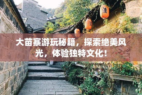 大苗寨游玩秘籍，探索絕美風(fēng)光，體驗獨特文化！