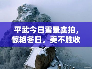 平武今日雪景實拍，驚艷冬日，美不勝收！