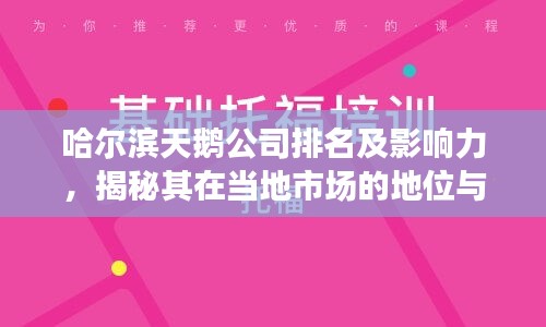 哈爾濱天鵝公司排名及影響力，揭秘其在當(dāng)?shù)厥袌龅牡匚慌c影響力