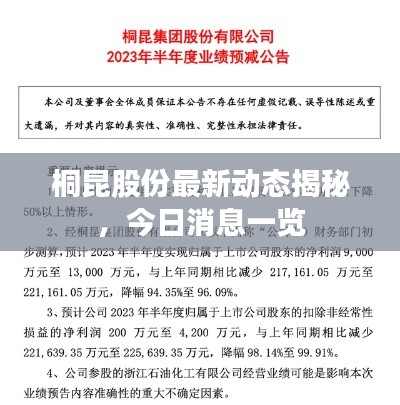 桐昆股份最新動(dòng)態(tài)揭秘，今日消息一覽