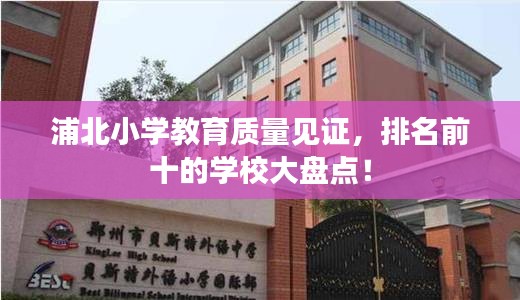 浦北小學(xué)教育質(zhì)量見證，排名前十的學(xué)校大盤點(diǎn)！