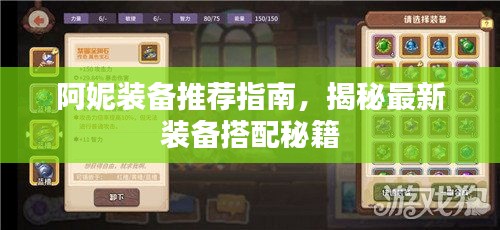 阿妮裝備推薦指南，揭秘最新裝備搭配秘籍